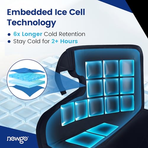 NEWGO Bundle of Foot Ice Pack and Large Foot Ice Pack Wrap