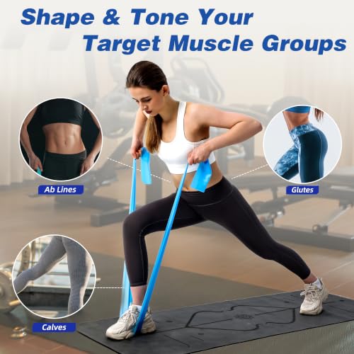 Resistance Bands for Working Out, Exercise,Physical Therapy, Yoga&Pilates - color: Multicolor