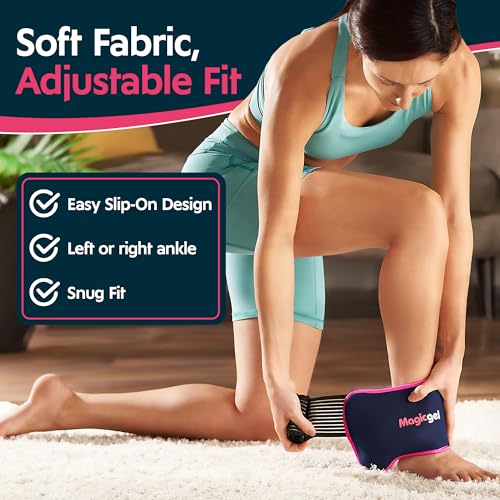 Magic Gel Ice Packs for Injuries Reusable (3 Pieces) | Flexible Wrap Around Gel Ice Pack Knees, Back, Shoulders, Arms and Legs (11" x 5.5") | Hot and Cold Compress Cold Packs for Injuries - style: S - 11 x 5.5 inches (2 Pack)