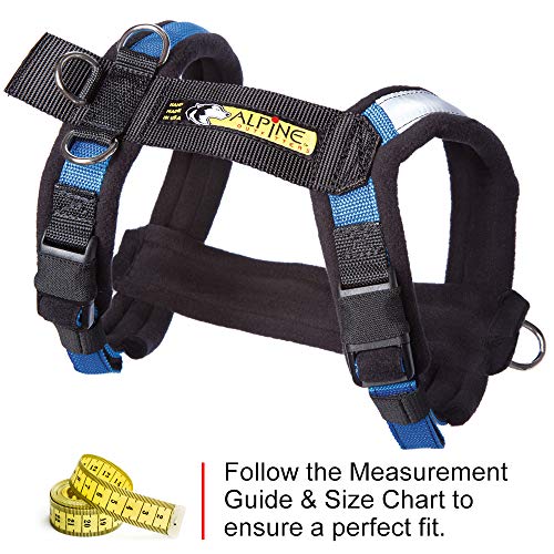 Alpine Outfitters Urban Trail Adjustable Dog Harness - color: Blue, size: Xlarge