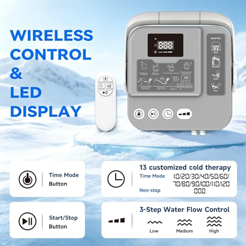 Cold Therapy Machine, Silent Brushless Pump Knee Ice Machine