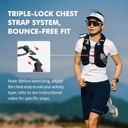 AONIJIE Running Hydration Vest for Men Women Trail Running Gear - size: Small