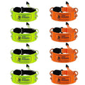 8 PCS Reflective Ankle Bands for Cycling & Running, High Visibility Elastic Pant Leg Straps, Adjustable Safety Gear for Men Women