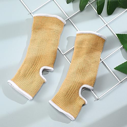 Haysandy 4 Pcs Kids Ankle Brace Support, Beige, 5-10 Years - color: Beige, size: 5-10 Years