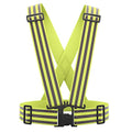 AYKRM 9 color High Visibility Reflective Vest Running Gear High Vis Adjustable Safety Vest - color: Yellow