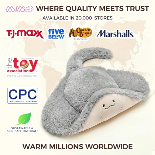 Mewaii Microwavable Stuffed Animal Stingray Plush, for Period Cramps, 10in - style: Stingray