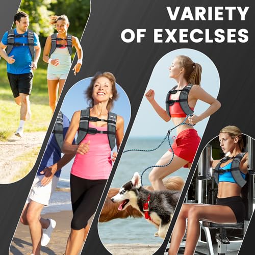 Weighted Vest Woman,Weight Vest for Women Men, - color: Grey, size: 20LB