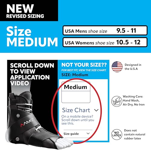 AAMO Sport Lace Up Ankle Brace, Size M - size: Medium