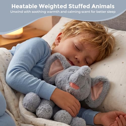 Microwavable Elephant Stuffed Animals, Heatable & Coolable Plush Toys - style: B-Elephant