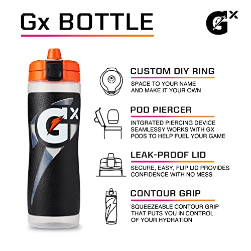 Gatorade Gx Bottle , Black, 30oz - color: Black