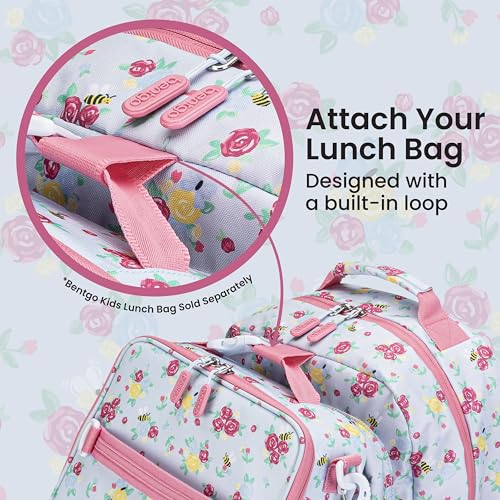 Bentgo Kids Print Durable & Water-Resistant Backpack - color: Blooming Floral, size: Kids Medium