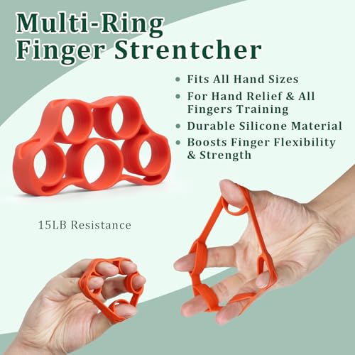 CYFIE Grip Strength Trainer Kit Adjustable 10-132Lbs Hand Exerciser Counter - color: Green
