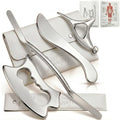 4-Piece Stainless Steel Muscle Scraper Tool Set for Fascia Release