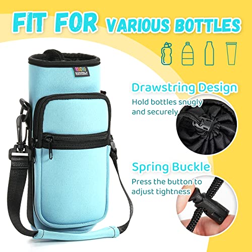 Nuovoware Water Bottle Carrier Bag, 25oz/32oz, Dusty Blue - color: Dusty Blue, size: 25-32 Ounces - Standard