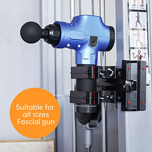 Hand-Free Massage Gun Holder for Back, Percussive Muscle Massage Gun Mount for Self-Massage， Compatible with Most Massage Guns, for Hard to Reach Areas, Mechanical Structure adapts to Most venues