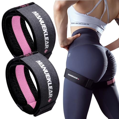 MANUEKLEAR Blood Flow Restriction Bands for Women Butt Lift - color: Pink