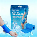 Ice Tape, Instant Cooling & Compression for Athletes No Refrigeration Needed, Self-Stick Bandage Wrap for Knee, Ankle, Wrist Pain & Swelling Relief (Blue) - color: Blue-1pack