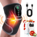 HOMRELEXA Cordless Heated Knee Massager, 3-in-1 Knee Heating Pad, Black 1PC - color: Black-gray 1pc