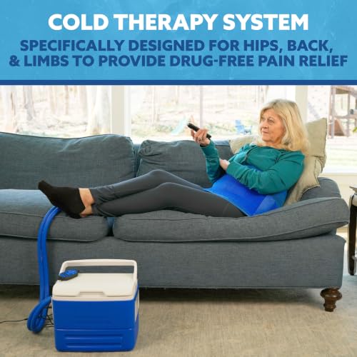 Polar Active Ice 3.0 | 9 QT Cold Therapy Ice Machine | Programmable Timer | Extended Coverage Hip Pad | Cryotherapy Pain Relief System | Ace Bandage Style Compression - style: Hip Pad