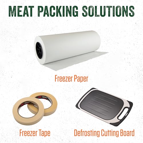 LEM Products Freezer Tape Dispenser with Tape, Great for Food Storage