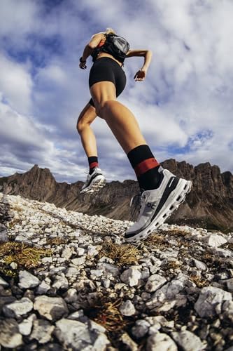FALKE Women's RU Compression Running Socks, 1 Pair - color: Black (Black-mix 3010), size: 6.5-7.5