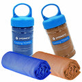 YQXCC 2 Pack Cooling Towels (47"x12"), Ice Cool Towel for Neck & Face - color: Dark Blue/Orange