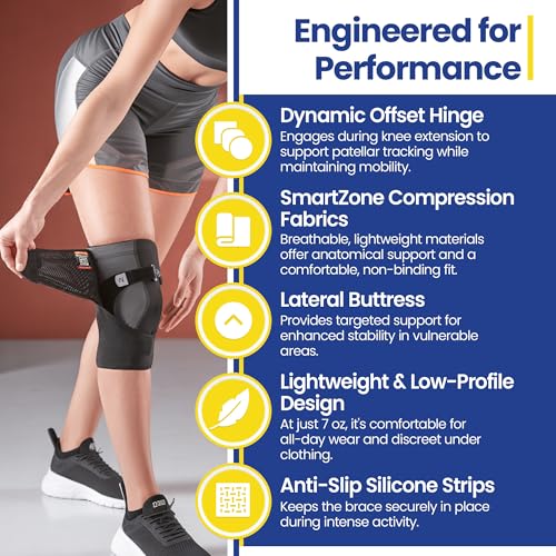 Brace Direct Breg FreeRunner Knee Brace - Runner's Knee Support L1820 - size: XL, style: Left