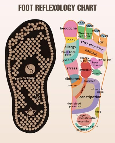 Foot Massage Reflexology Socks Women Men Acupressure Inside Pressure Points - size: 270mm/men 15-16/women 17-18