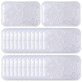 Trelaco 24 Pcs Clear Gel Bead Ice Pack 4 x 6 Inch Reusable Hot Cold Pack - color: Clear
