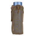 Water Bottle Pouch Molle Tactical Holder Storage Bag for 17oz Carrier Foldable Lightweight Military Mesh Water Bottle Sleeve Bag for Backpack - color: Coyote Brown-nylon