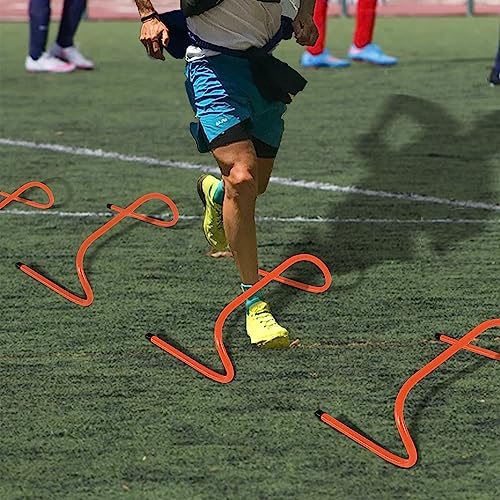 12 Hurdles Training Speed Agility Training Durable with 10 Marker Cone