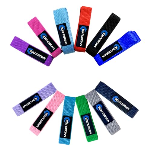 Myosource Kinetic Bands Cheerleading Flexibility Stunt Strap - Improve Stretching and Stunts for Cheer Dance Gymnastics & Physical Therapy – Stocking Stuffers Present for Kids Girls Adults - 12 Colors - color: Emerald
