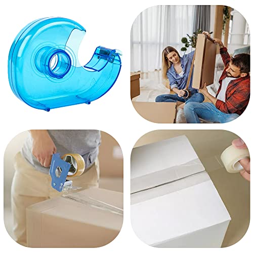 Small Tape Dispenser Cute Mini Tape Holder Refillable for Desk Office