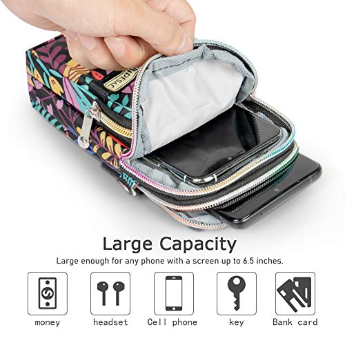 Sports Armband Outdoor Sweat-Proof Running Armbag Cross-Body Shoulder Casual Wallet Purse Gym Fitness Cell Phone Bag Key Holder for iPhone 13 Pro/ 12 Pro/Xs Max/Xr,Galaxy S10 Plus, P30 Pro (#27) - color: #27