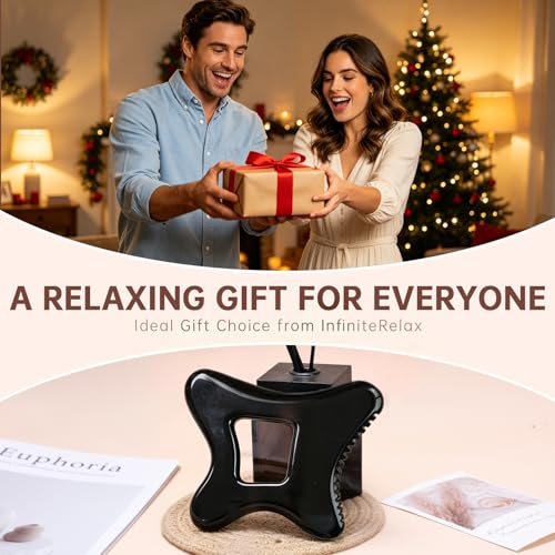 Body Gua Sha Tool Large Gua Sha Body Tool Cellulite Massage Tool (Resin) - color: Black