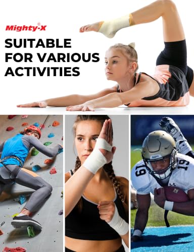 Premium White Athletic Tape for Injuries - 3 Pack with Pre-wrap - Easy Tear & No Sticky Residue - Sports Zinc Oxide Tape - Ankle, Wrist, Fingers - Ideal for Soccer, Gymnastics, Boxing