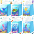 Outus 24 Pcs Under The Sea Party Favor Ocean Paper Bags with Handles - style: Sea