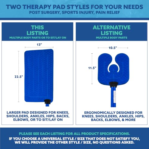 Polar Active Ice 3.0 | 9 QT Cold Therapy Ice Machine | Programmable Timer | Universal Rectangular Compression Pad | Cryotherapy Pain Relief System | Ace Bandage Style Compression - style: Universal Rectangular Pad