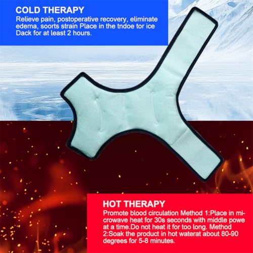Ankle Ice Pack Wrap Reusable Gel Packs Ankle Brace Ice Pack Hot Cold Therapy Compression for Sprain Swelling Ankles Achilles Tendonitis Plantar Fasciitis Pain Relief