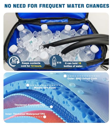 Ice Machine for Knee After Surgery 19qt, 6-Level Timer & 3 Flow Rates