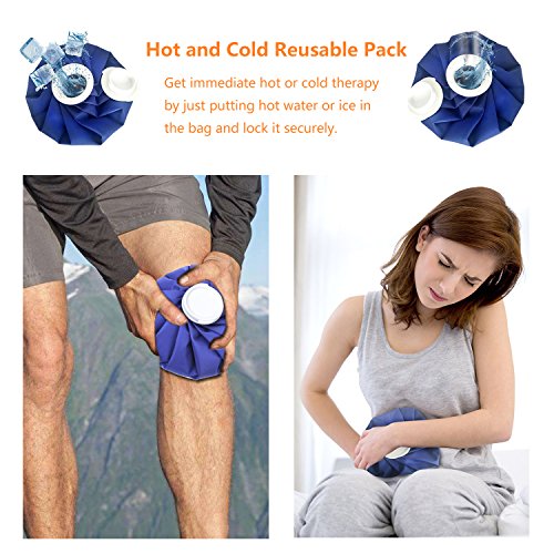 Ice Bag Packs - Reusable Hot & Cold Pack (2 Packs(9/11 Inch)) - size: 2 Count (Pack of 1)