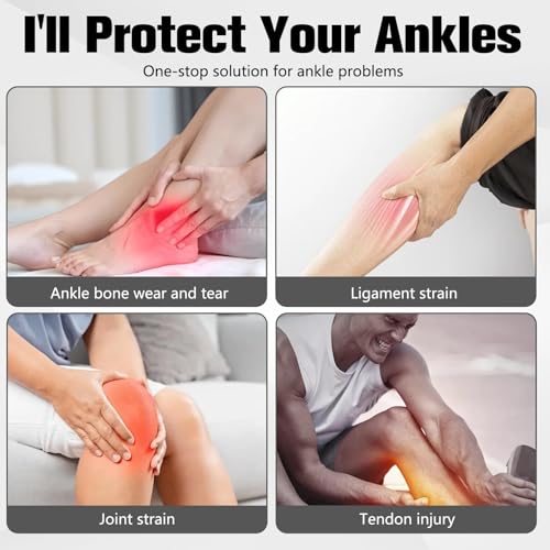 2-Pack Ankle Brace Compression Support Stabilizer,Adjustable Lace-Up Ankles Sock Sports Basketball Sprain Recovery Men Women Foot Orthopedic Grade Tendonitis Protection Plantar Fasciitis Relief, Green - color: green-2