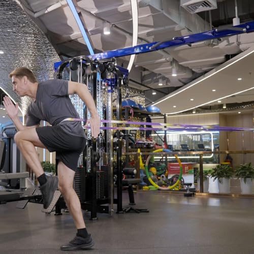 MOKRGYM Resistance Bands，Natural Rubber Non-Allergenic & Durable for Home&Gym Workouts Fitness Exercise
