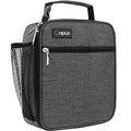 opux Insulated Lunch Box Kid & Adult, Leakproof Soft Cooler Bag, Charchoal - color: Charcoal