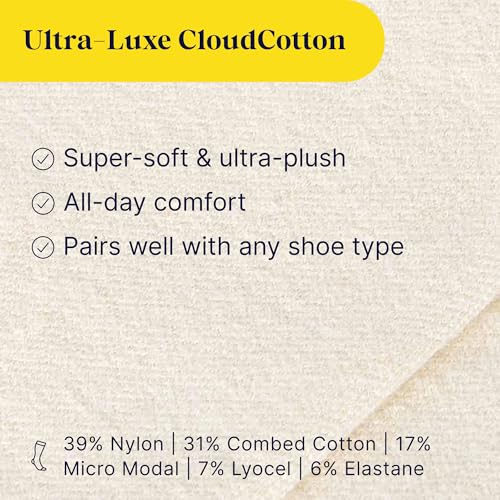 Comrad Knee High Compression Socks - color: Cream/Mulberry Colorblock, size: Large