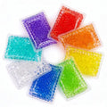 Small Ice Packs, Boo Boo Ice Packs for Injuries Reusable Hot Cold Packs Bulk Cold Compress for Pain Relief, Various Color, 8 Pack (8 Pack(3×2.4inch))
