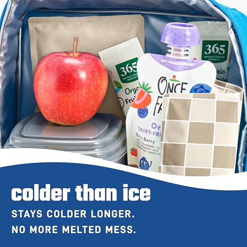 Fit & Fresh Cool Coolers Soft Ice Packs for Lunch Bags & Coolers, 2pk - color: Taupe Checkerboard (2 Pack)