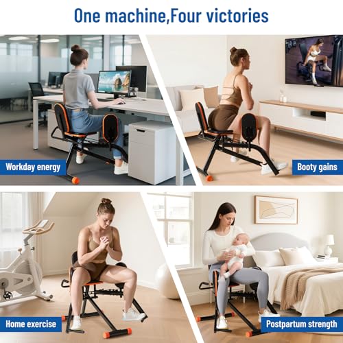 HXD-ERGO Hip Abductor Machine for Home Gym, Glute & Thigh Workout