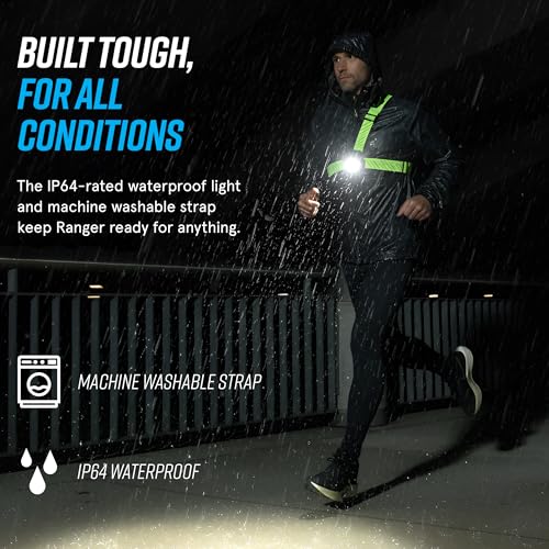 noxgear Ranger Chest Light, 500 Lumen Reflective Running Vest