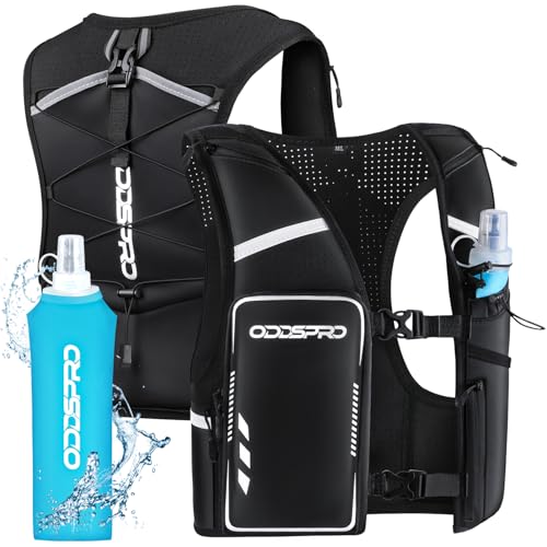 Running Vest for Women Men, Running Hydration Vest with 500ML Soft Flask - size: XSmall - Small